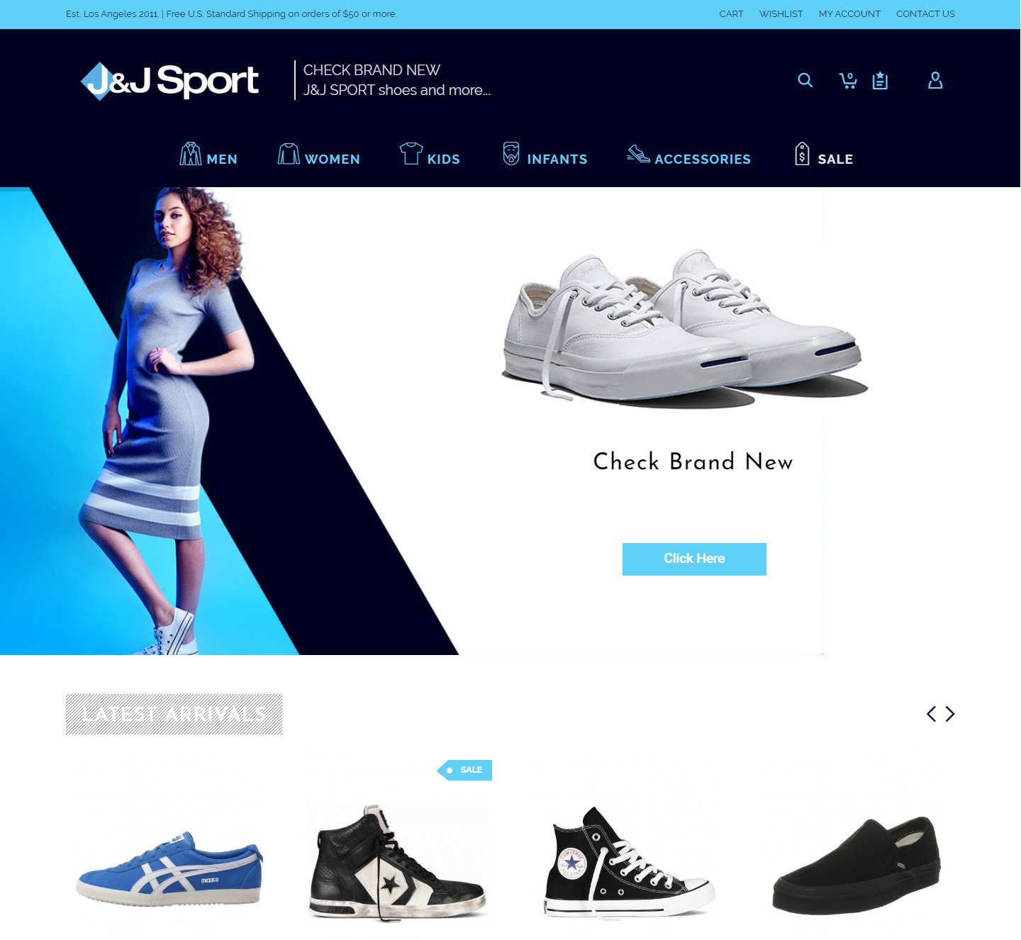 J&J Sport 이커머스 웹사이트